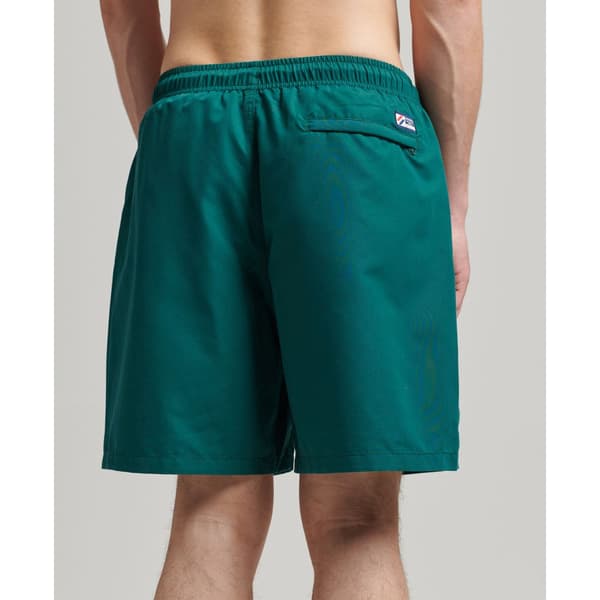 Superdry Svøm Kort Code Applque 19inch Grøn S Mand