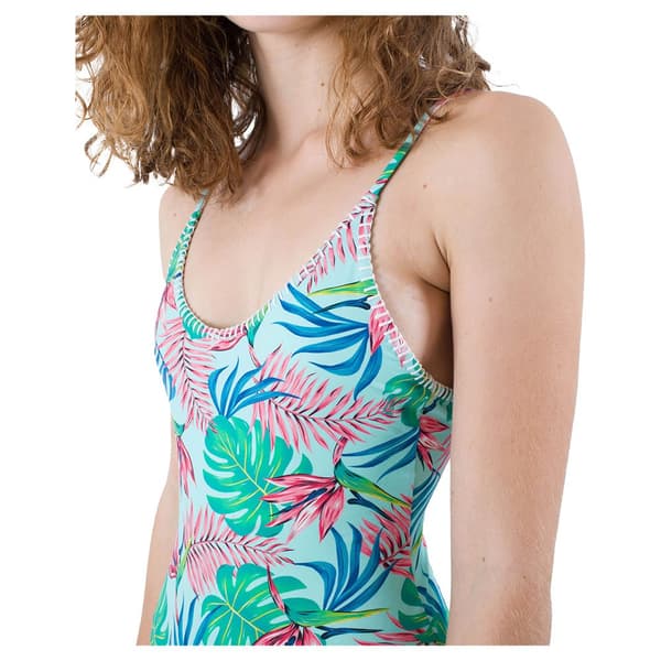 Hurley Badedragt Java Tropical Cheeky Blå M Kvinde