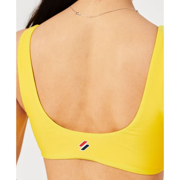 Superdry Bikinitopp Baddräkt Code Essential Gul M Kvinna