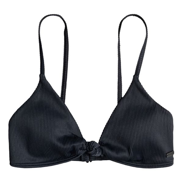 Roxy Bikinitop Rib Love The Surf Knot Sort M Kvinde