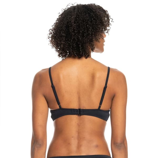 Roxy Bikinitop Rib Love The Surf Knot Sort M Kvinde