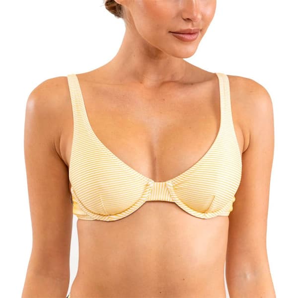 Rhythm Bikinitop Noumea Underwire Gul XS Kvinde