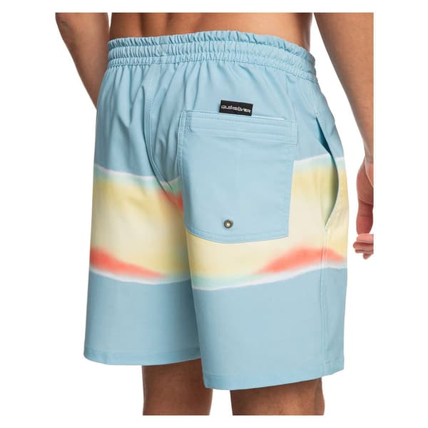 Quiksilver Badbyxor Surfsilk Air-brush Volley 17´´nb Blå M Man