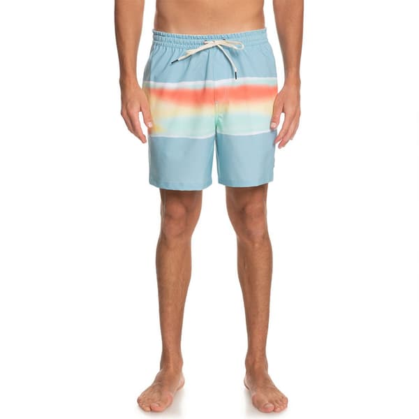 Quiksilver Badbyxor Surfsilk Air-brush Volley 17´´nb Blå M Man