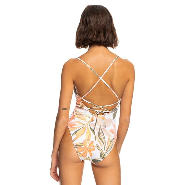 Roxy Badedragt Pt Beach Classics Strappy Hvid XS Kvinde