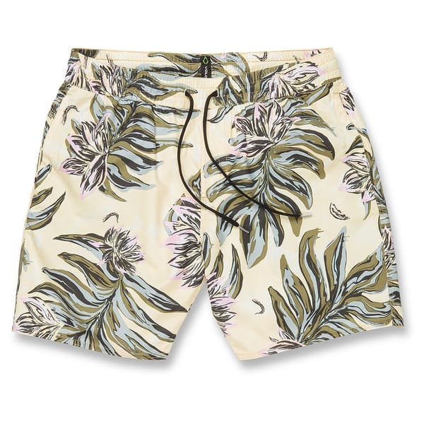 Volcom Center Print 17´´ Badebukser Gul M Mand