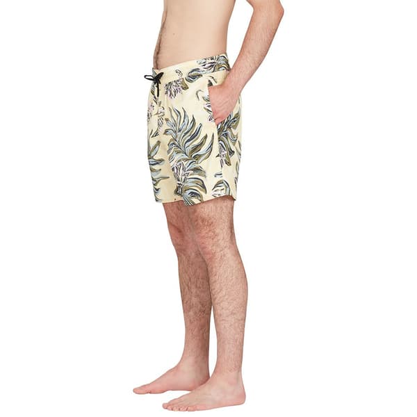 Volcom Center Print 17´´ Badebukser Gul M Mand