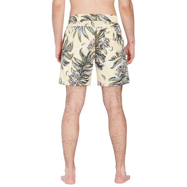 Volcom Center Print 17´´ Badebukser Gul M Mand