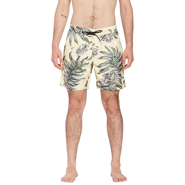 Volcom Center Print 17´´ Badebukser Gul M Mand