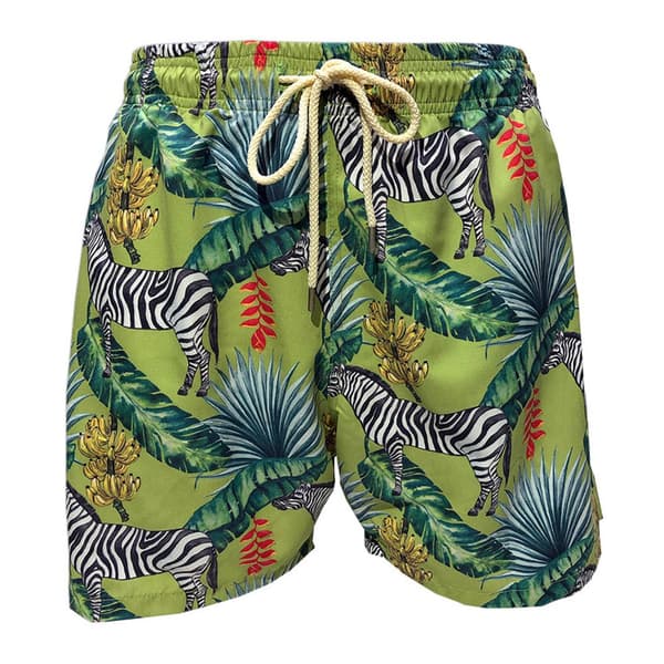 Sebago Zebra Svømmeshorts Grøn XL Mand