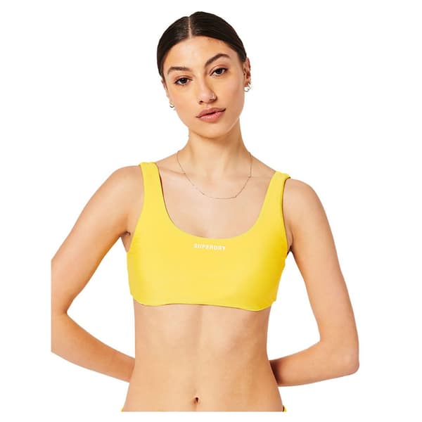 Superdry Bikinitop Badedragt Code Essential Gul XS Kvinde