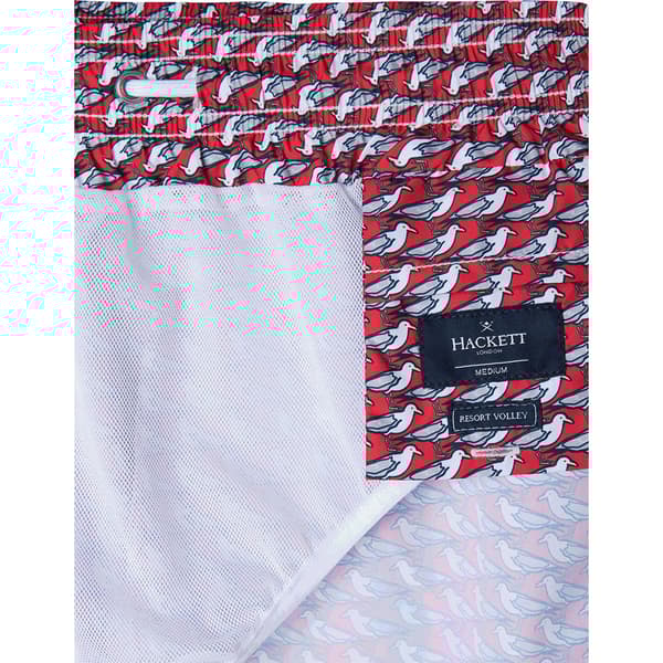 Hackett Badbyxor Seagulls Röd S Man