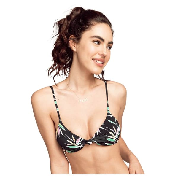 Billabong Bikinitop Sol Searcher Knotted Trilet Sort S Kvinde