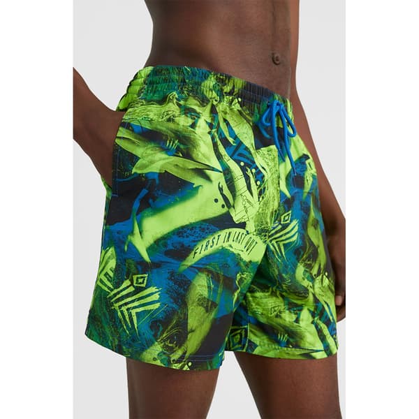 O´neill Uimahousut Cali Crazy 16´´ Vihreä,Sininen XL Mies