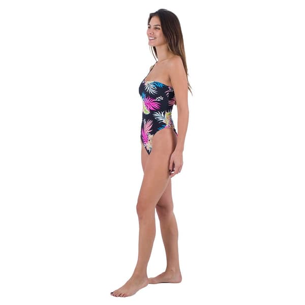Hurley Badedragt Hana Asymmetrical Reversible Cheeky Sort M Kvinde
