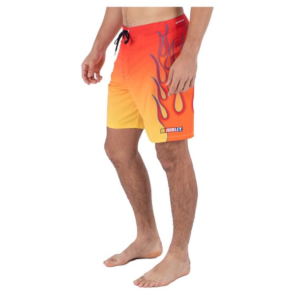 Hurley Badbyxor Phantom-eco Nascar Flames 18´´ Orange 32 Man