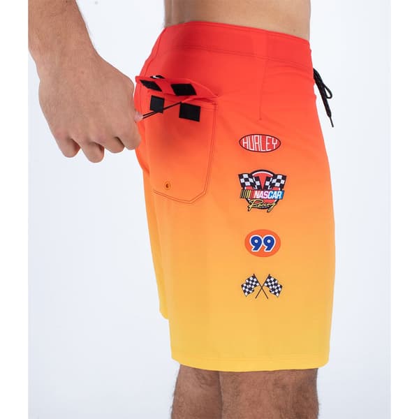 Hurley Badbyxor Phantom-eco Nascar Flames 18´´ Orange 32 Man