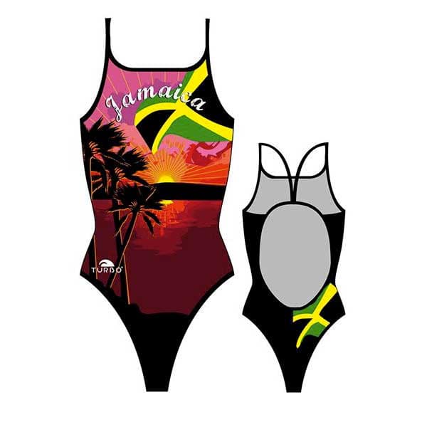 Turbo Baddräkt Jamaica Flerfärgad 2XL Kvinna