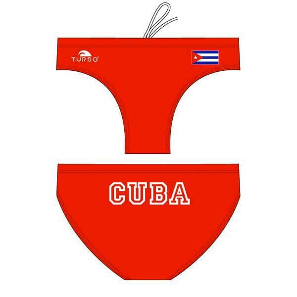 Turbo Uimahousut Cuba Punainen 3XL Mies