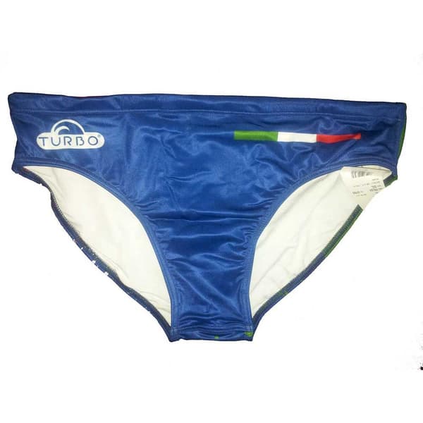 Turbo Simning Kalsonger Italia Splash Blå 5XL Man