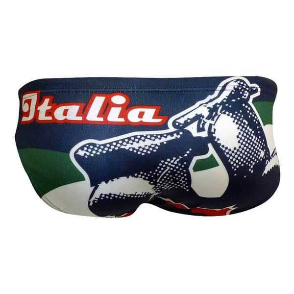 Turbo Svømning Kort Italia Moto Blå S Mand