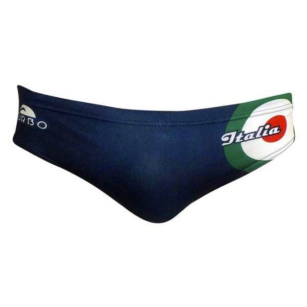 Turbo Svømning Kort Italia Moto Blå S Mand