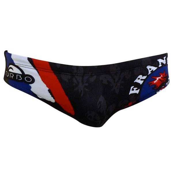 Turbo Svømning Kort France Coq Sort 2XL Mand