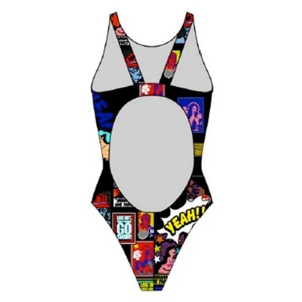Turbo Badedragt Yeah Comic 894681 Flerfarvet 3XL Kvinde
