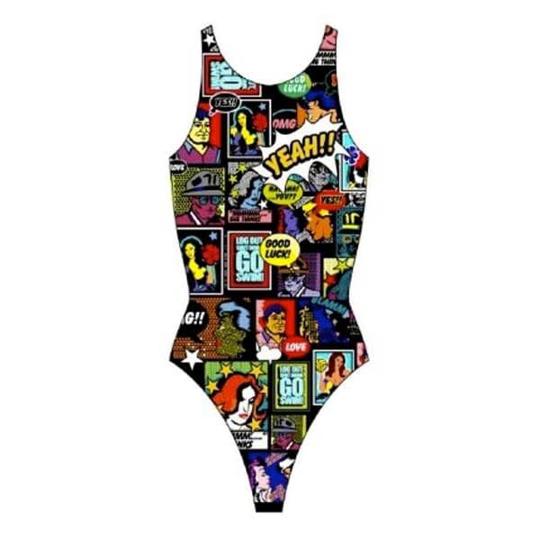 Turbo Badedragt Yeah Comic 894681 Flerfarvet 3XL Kvinde