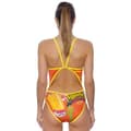 Miniatyrbillede 2 af 3: Turbo Badedragt Tequila Sunrise Orange 2XL Kvinde