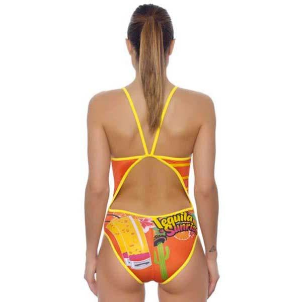 Turbo Badedragt Tequila Sunrise Orange 2XL Kvinde