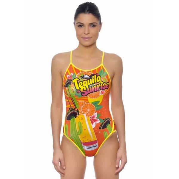 Turbo Badedragt Tequila Sunrise Orange 2XL Kvinde