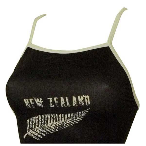 Turbo New Zealand Badedragt Sort M Kvinde