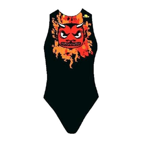 Turbo Badedragt Devil Sort 3XL Kvinde