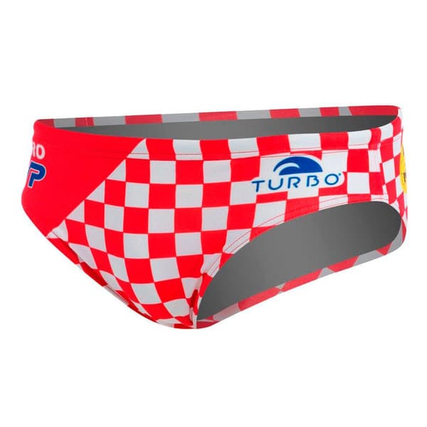 Turbo Svømning Kort Croatia Rød,Hvid 3XL Mand