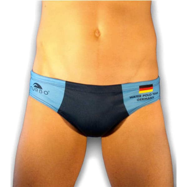 Turbo Svømning Kort Germany Blå 5XL Mand