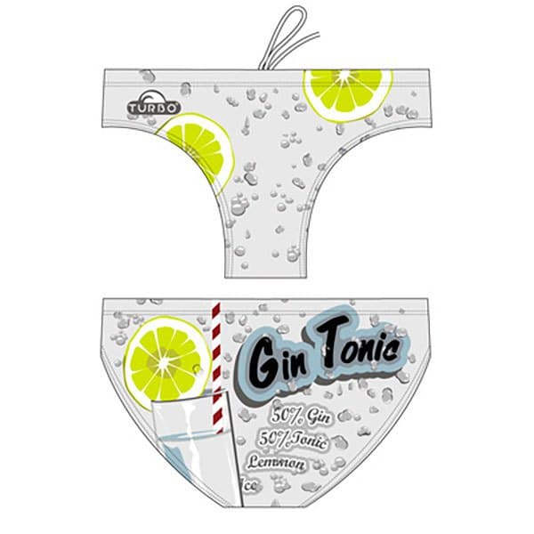 Turbo Simning Kalsonger Gin Tonic Vit 5XL Man