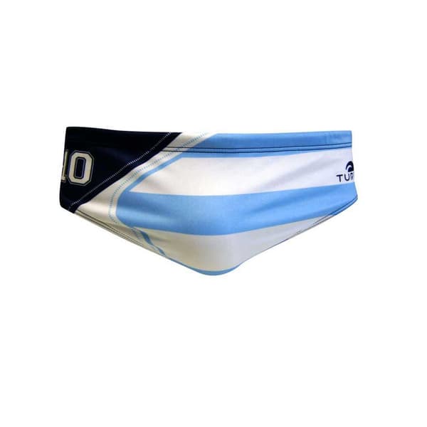 Turbo Uimahousut Argentina Valkoinen,Sininen 4XL Mies