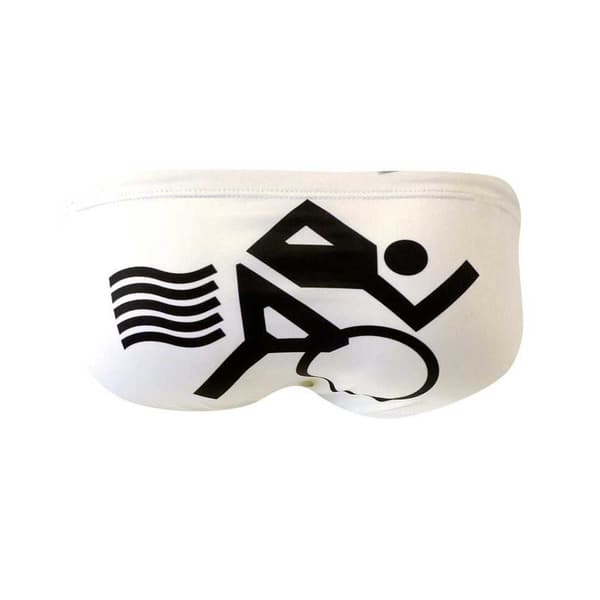 Turbo Svømning Kort Triathlon Basic Hvid 5XL Mand