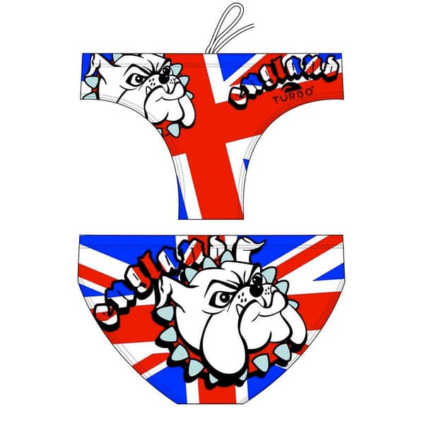 Turbo Simning Kalsonger England Bulldog Vit 3XL Man