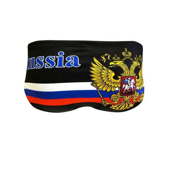 Turbo Svømning Kort Rusia Sort L Mand