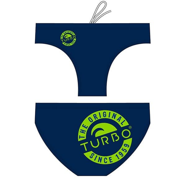 Turbo Uimahousut Original Waterpolo Sininen 5XL Mies