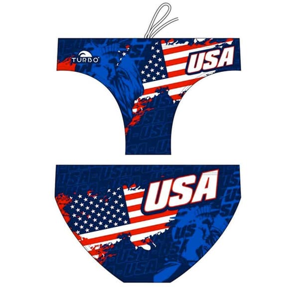 Turbo Uimahousut Usa Sininen 5XL Mies