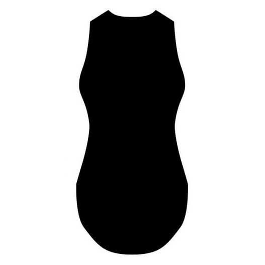 Turbo Uimapuku Butterfly Musta XL Nainen