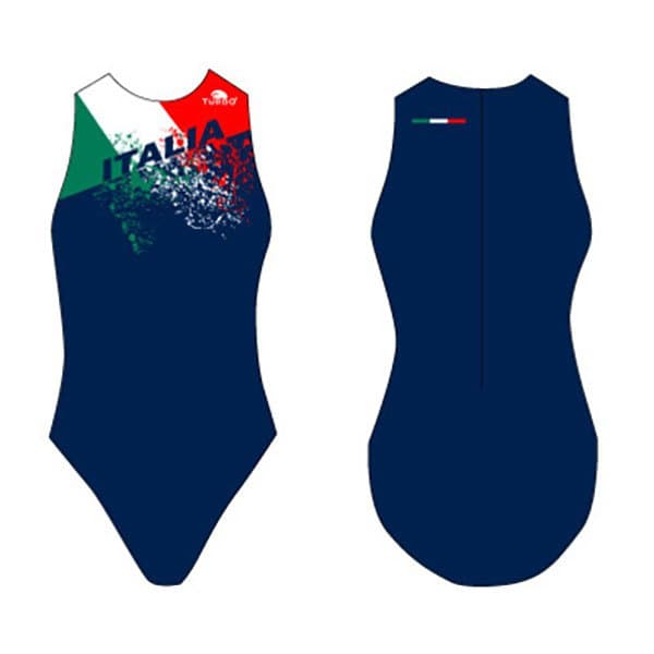 Turbo Badedragt Italy Splash Blå L Kvinde