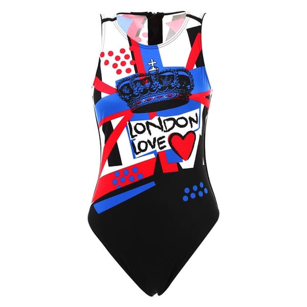 Turbo Badedragt London Love 89557 Sort L Kvinde