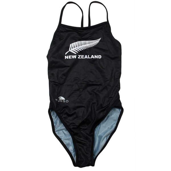 Turbo New Zealand Badedragt 891322 Sort XL Kvinde