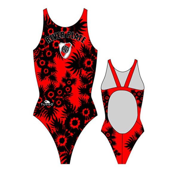 Turbo Badedragt River Plate Rød,Sort 3XL Kvinde