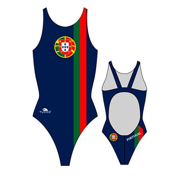 Turbo Badedragt Portugal Pro Resist Blå L Kvinde
