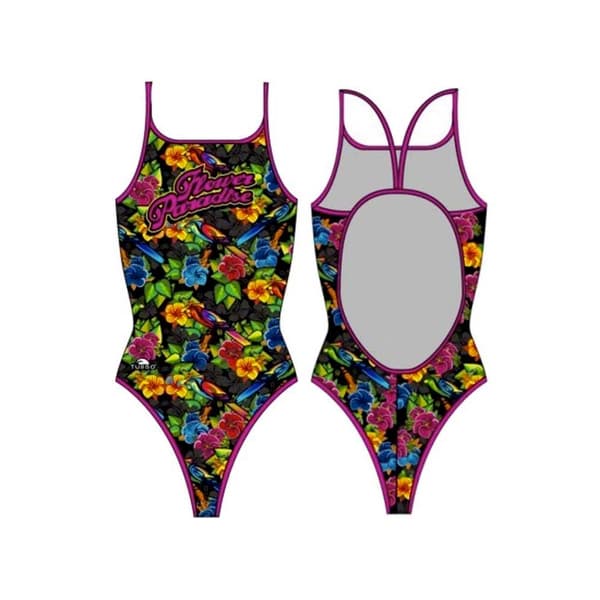 Turbo Badedragt Flowers Paradise Flerfarvet XL Kvinde